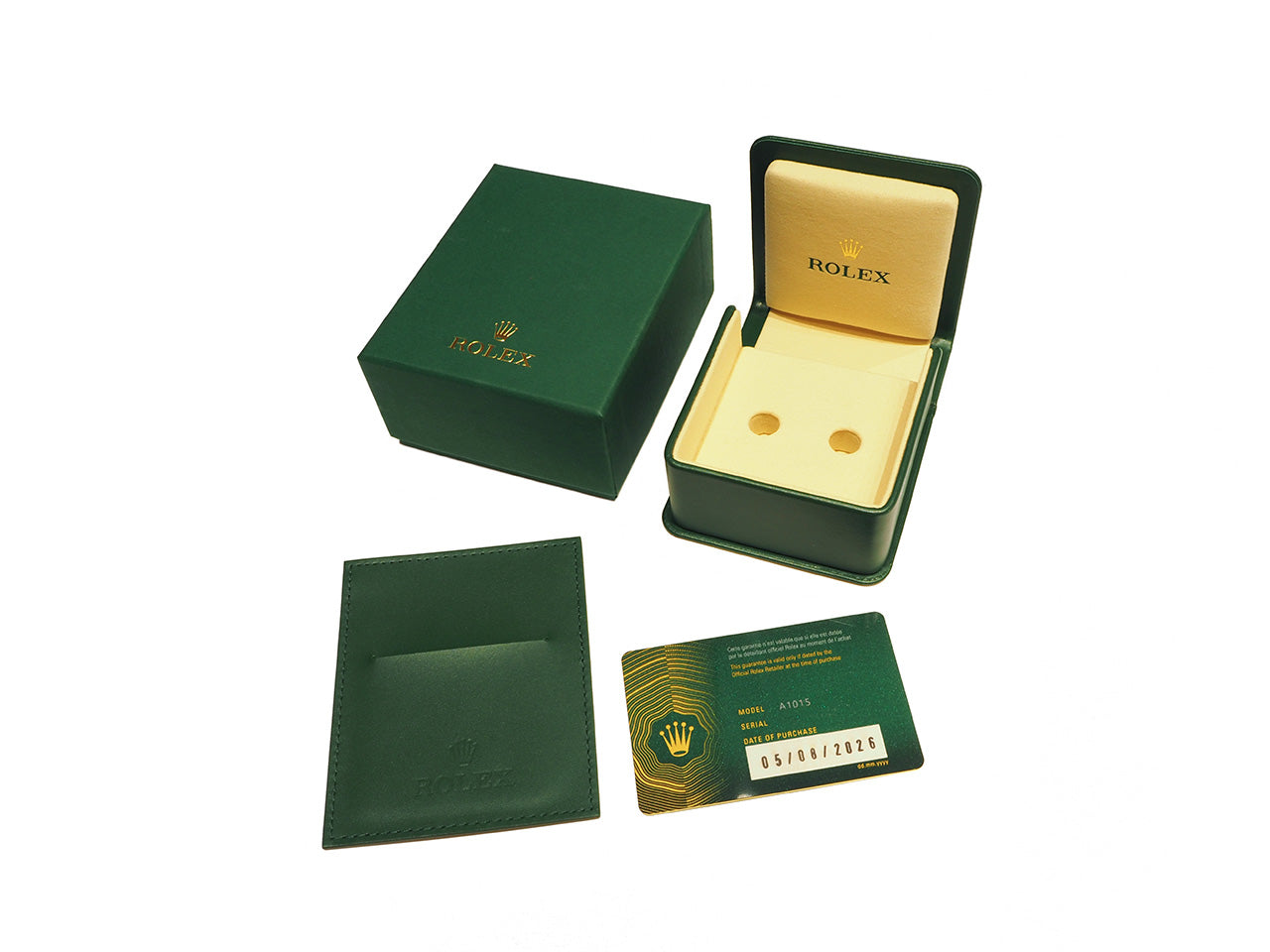 ROLEX クラウン カフリンクス A1015
