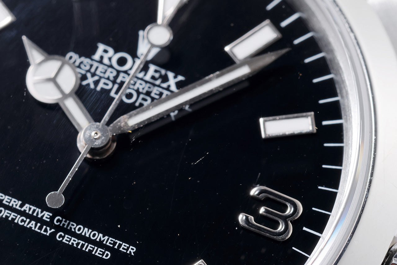 ROLEX エクスプローラー 14270 ブラックアウト E番
