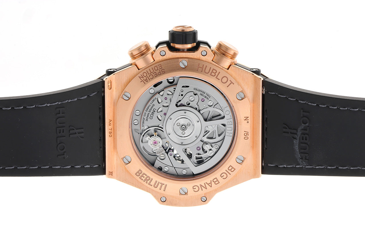 HUBLOT ビッグ・バン ウニコ ベルルッティ アルミニオ キングゴールド 421.OX.0580.VR.JBER23